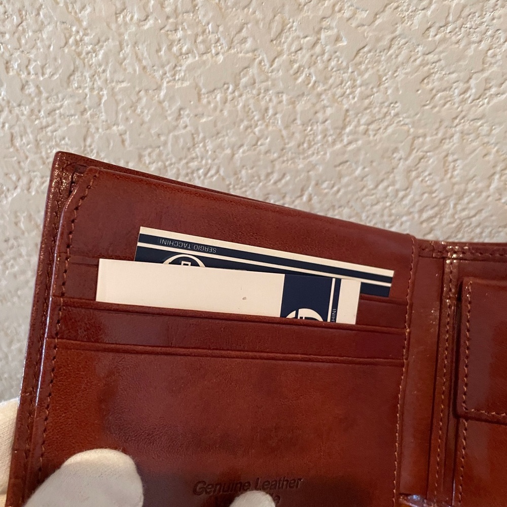Sergio Tacchini Brown Leather Wallet - Picture 3 of 9